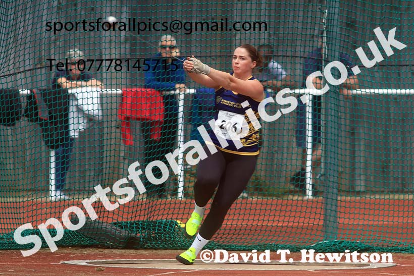 Senior Womens hammer, 2024 Northern Senior and Under-20s Track and Field Champs, Middlesbrough.  Photo: David T. Hewitson/Sports for All Pics